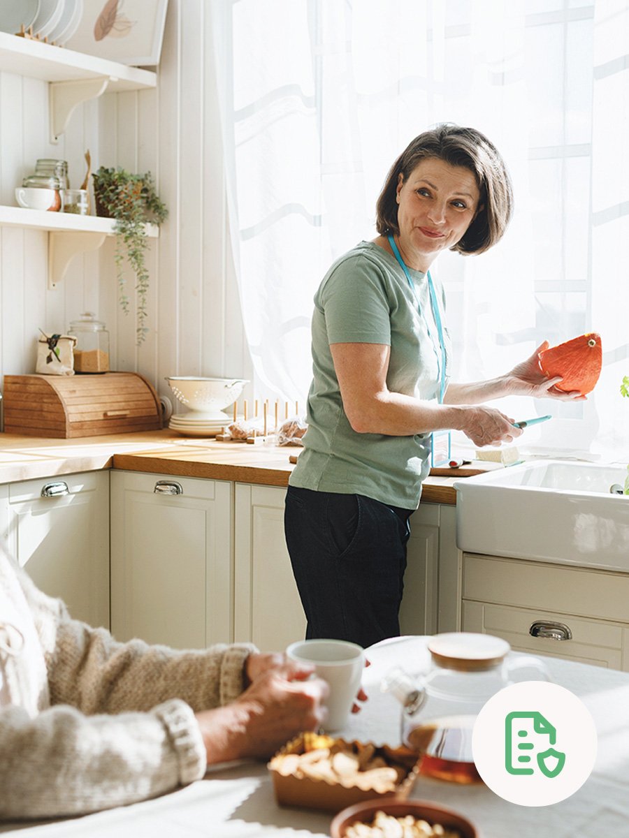 Caregiver Takes Over Housekeeping Duties