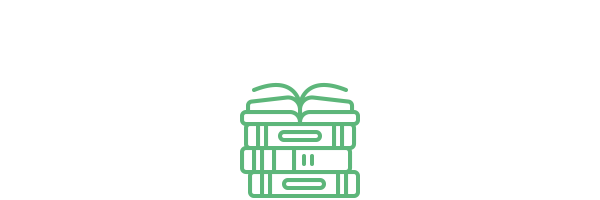 Icon shows stack of books